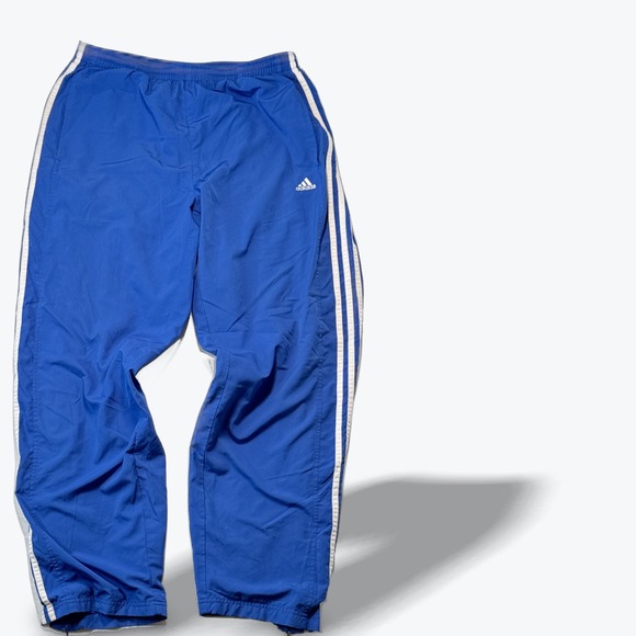 adidas Other - Adidas Track Pants Mens Medium Blue Three Stripe Mesh Lined Athleisure